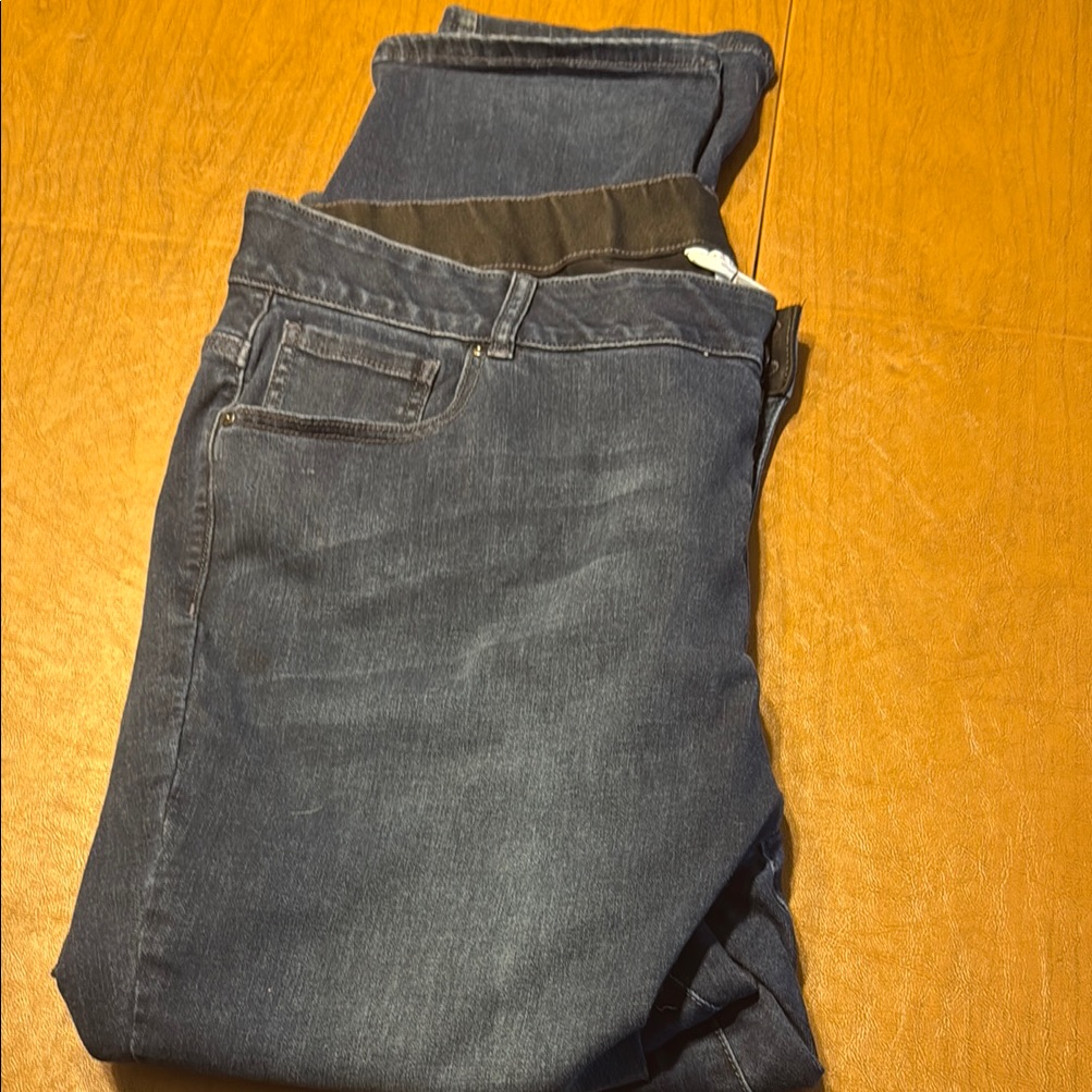 Lane Bryant Blue Straight Jeans Size 26